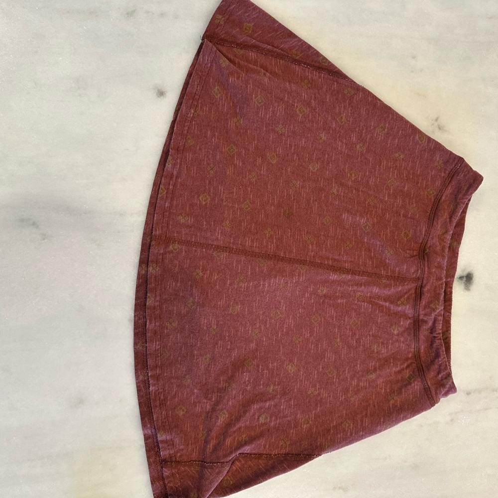 Toad&Co Seleena Rust Red Skort size XS